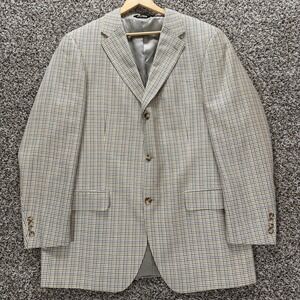 T. Harris London Silk Wool Blazer 44L British Heritage Cigar Bar Luxury Menswear